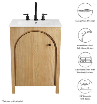 Appia 24" Bathroom Vanity - Oak White