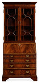 George III Mahogany Secretary Bookcase