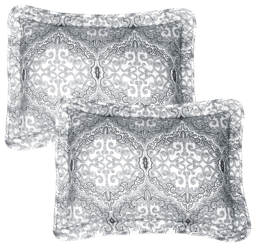 Melody Quilted 7 Piece Bed Spread Set, Melody, King