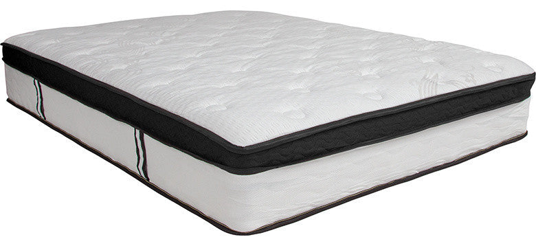 Capri Comfortable Sleep 12" Memory Foam and Pocket Spring Mattress, Full