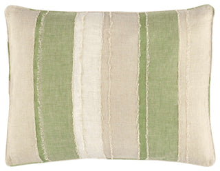 Moon Hills Linen Olive Sham, Euro