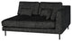 Gigi Salt & Pepper Fabric  Modular Sofa Right