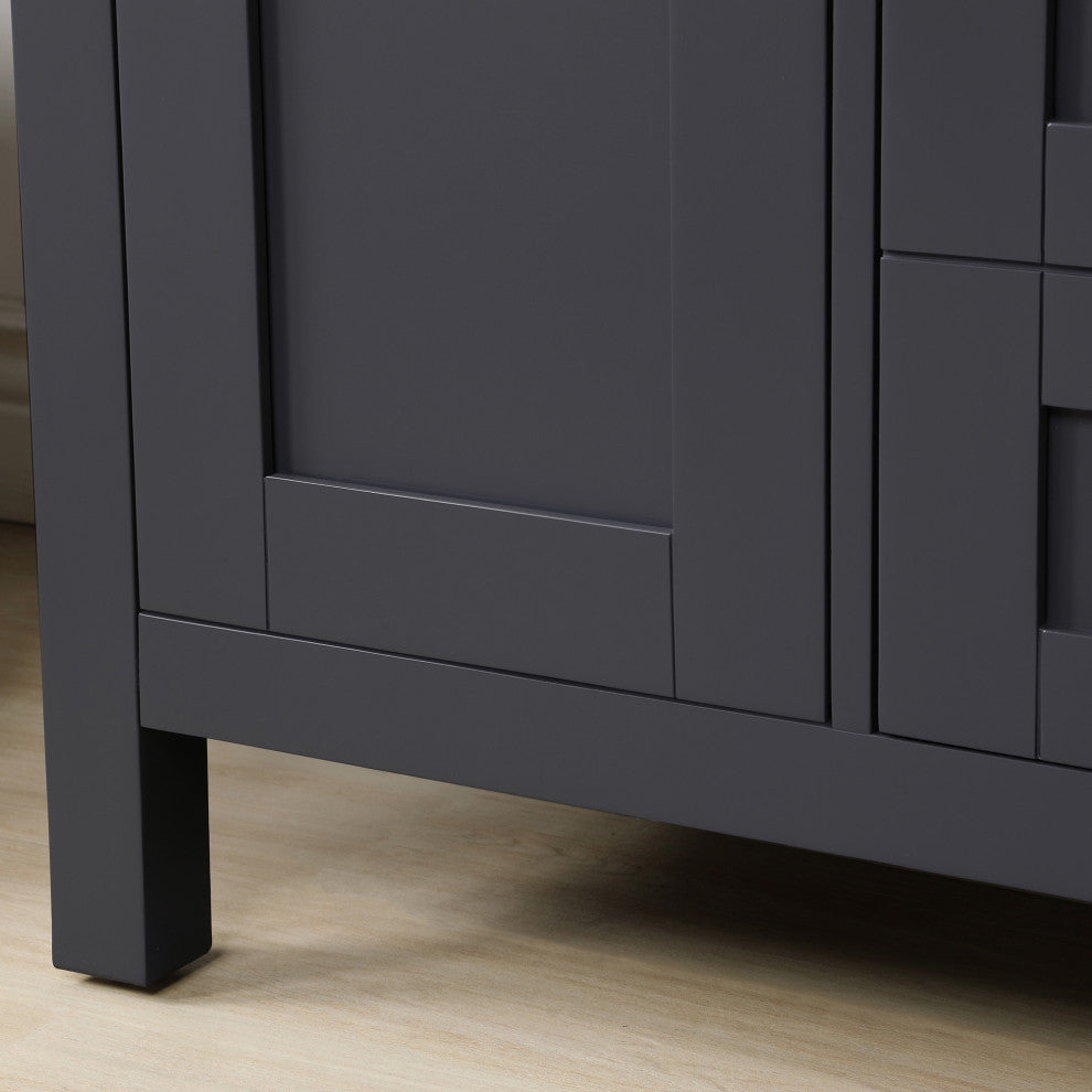 OVE Decors Tahoe Vanity, Dark Charcoal, 48"