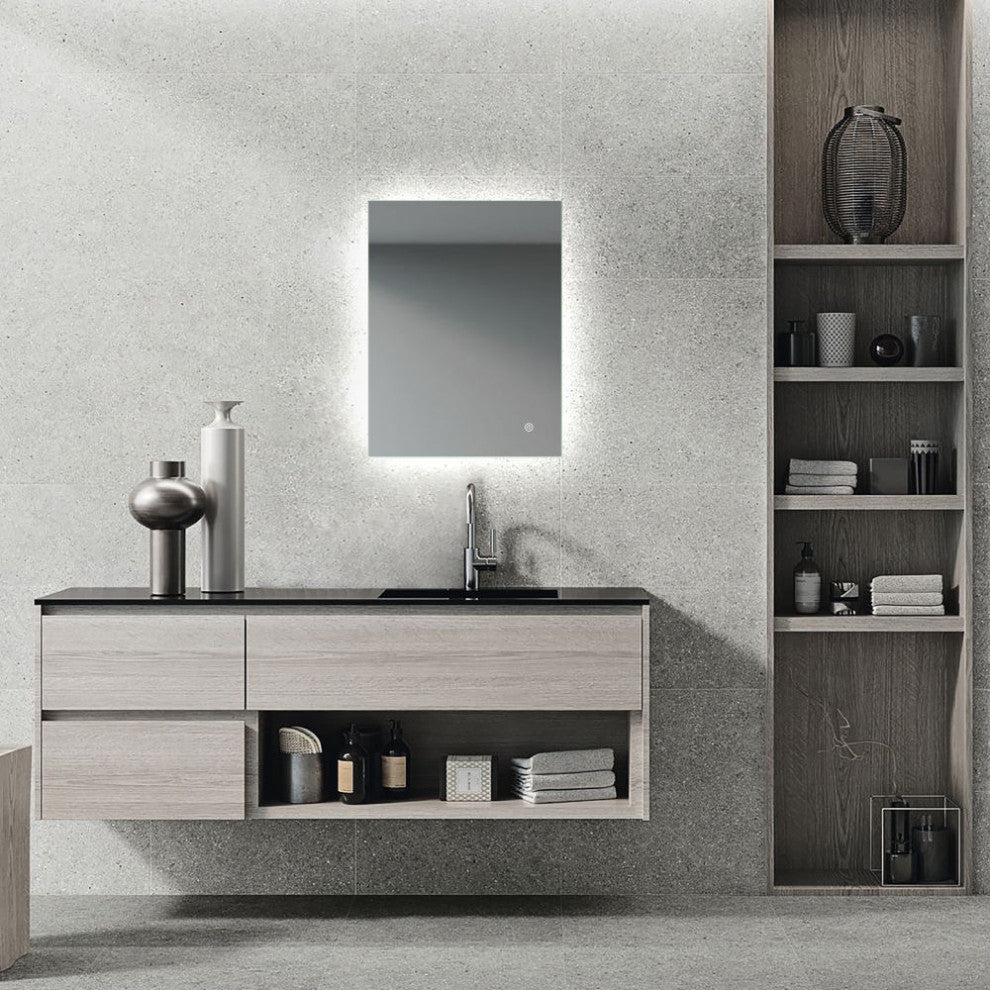LINEA 24" Rectangular Mirror With LED Back Lighting