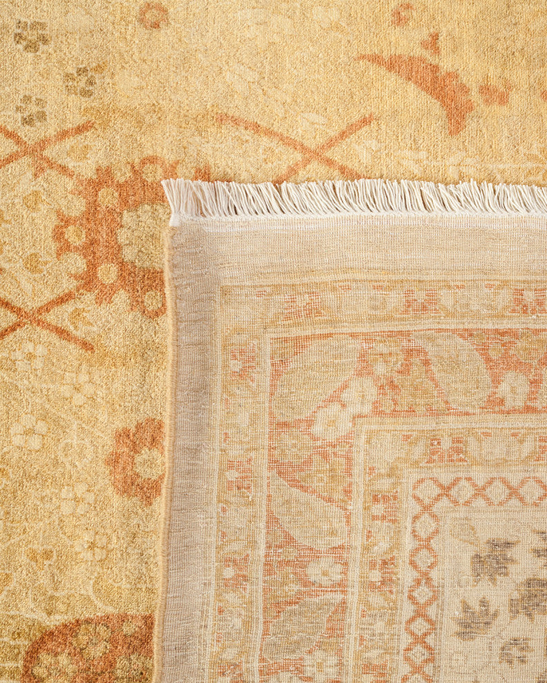 Rowan, One-of-a-Kind Hand-Knotted Area Rug Ivory, 8'1"x10'4"
