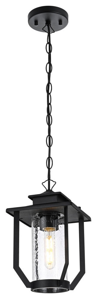 Home Living 7" Outdoor Pendant, Black