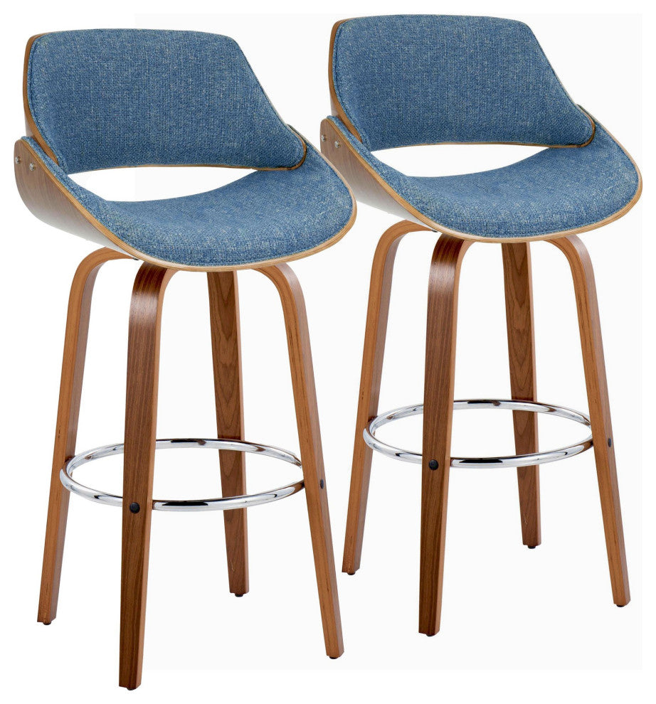 Fabrizzi 30" Fixed-Height Barstool, Set of 2