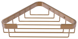 Toiletry Corner Shower Basket, Brushed Bronze