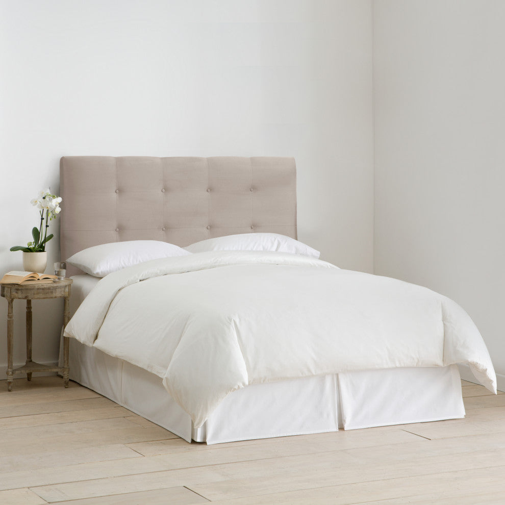 Cameron Tufted Headboard, Premier Platinum, Queen