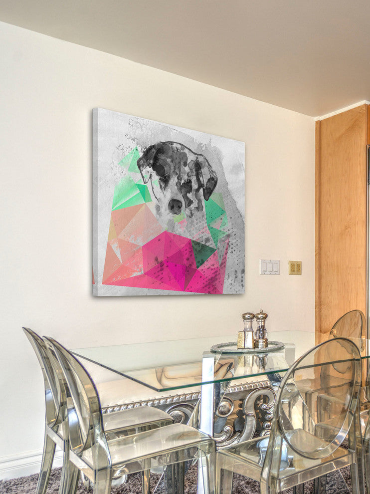 "Cute Dog 1" Painting Print on Canvas by Irena Orlov