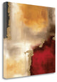 "Crimson Accent I" By Laurie Maitland, Giclee Print on Gallery Wrap Canvas