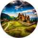 Belogradchik Fortress And Cliffs, Landscape Disc Metal Artwork, 11"