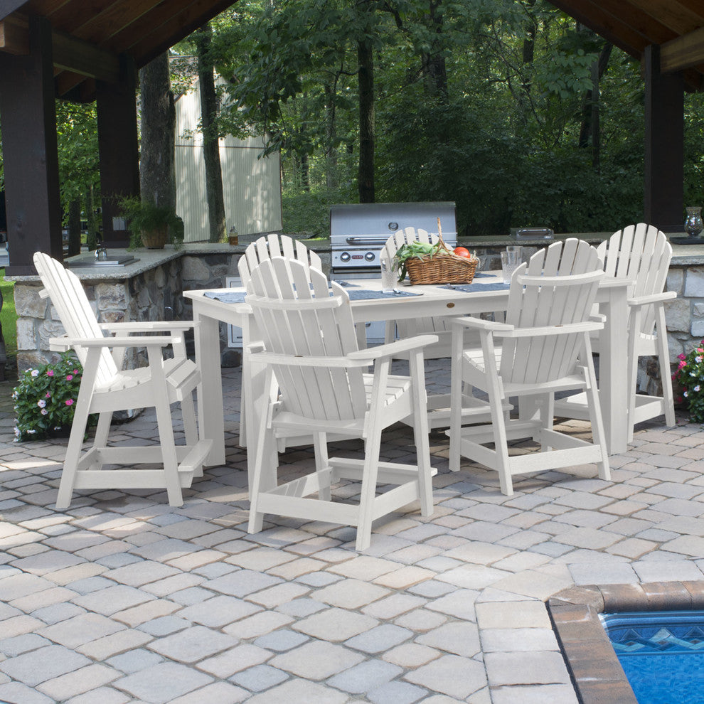 Hamilton 7-Piece Rectangle Counter-Height Dining Set, White