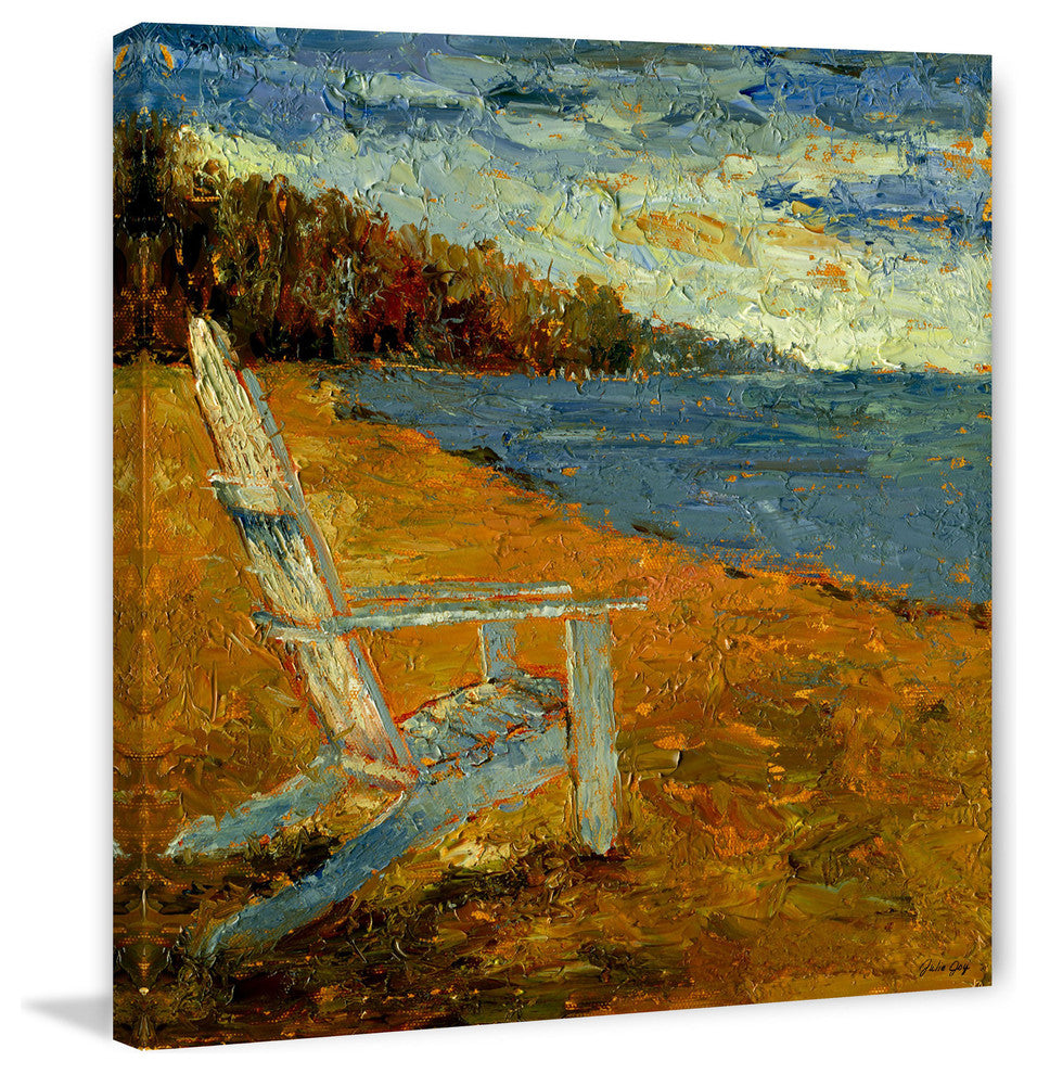 "Shoreline Memories" Painting Print on Canvas by Julie Joy