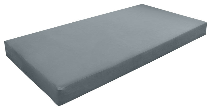 Knife Edge 6" Twin Size 75x39x6 Velvet Indoor Daybed Mattress |COVER ONLY|-AD347