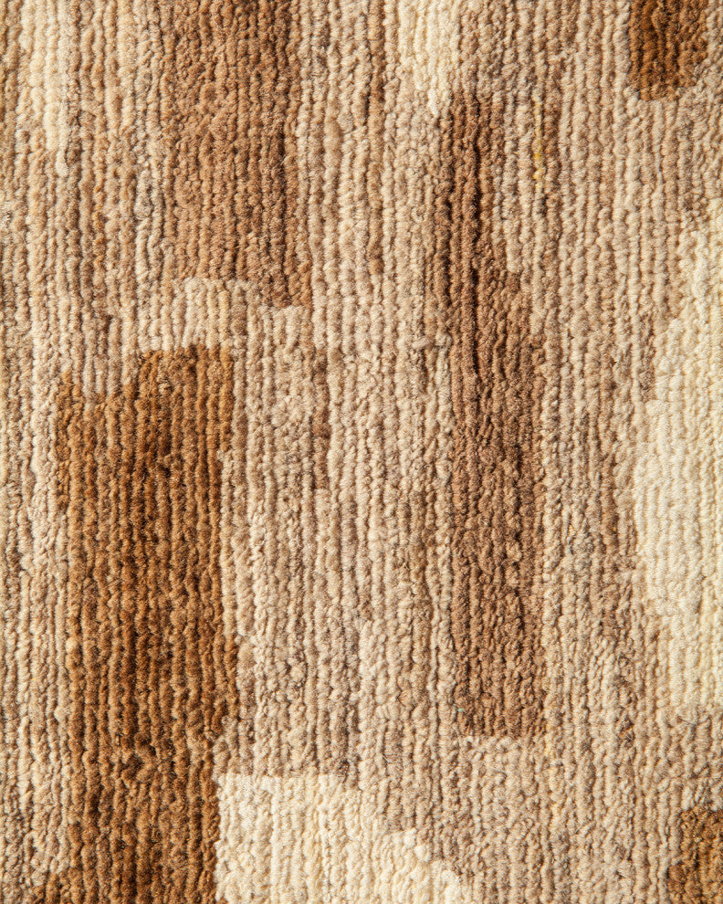 Jennifer,Eclectic, One-of-a-Kind Hand-Knotted Area Rug Ivory, 6'1"x8'9"