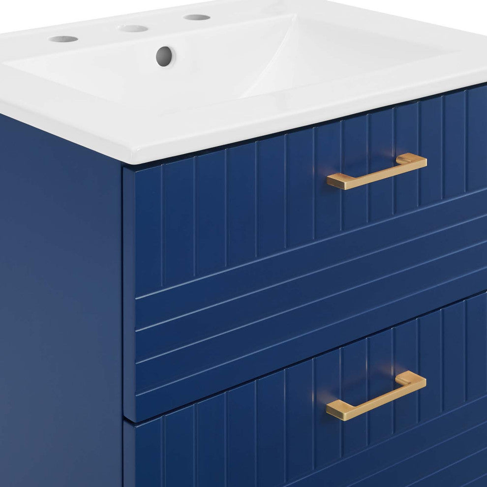 Daybreak 24" Bathroom Vanity, Blue White