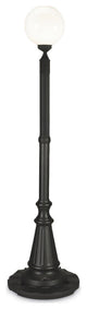 Ll-69100 Milano 69100 Black With White Globe Lantern