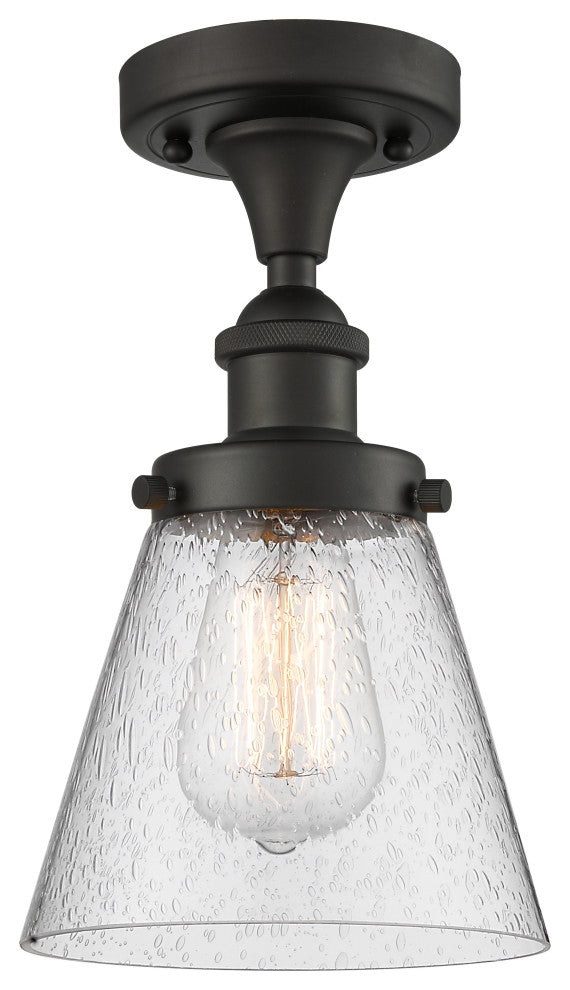 INNOVATIONS LIGHTING 916-1C-OB-G64 Small Cone 1 Light Semi-Flush Mount