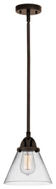 INNOVATIONS LIGHTING 288-1S-OB-G42-LED Large Cone 1 Light 7.75 inch Mini Pendant