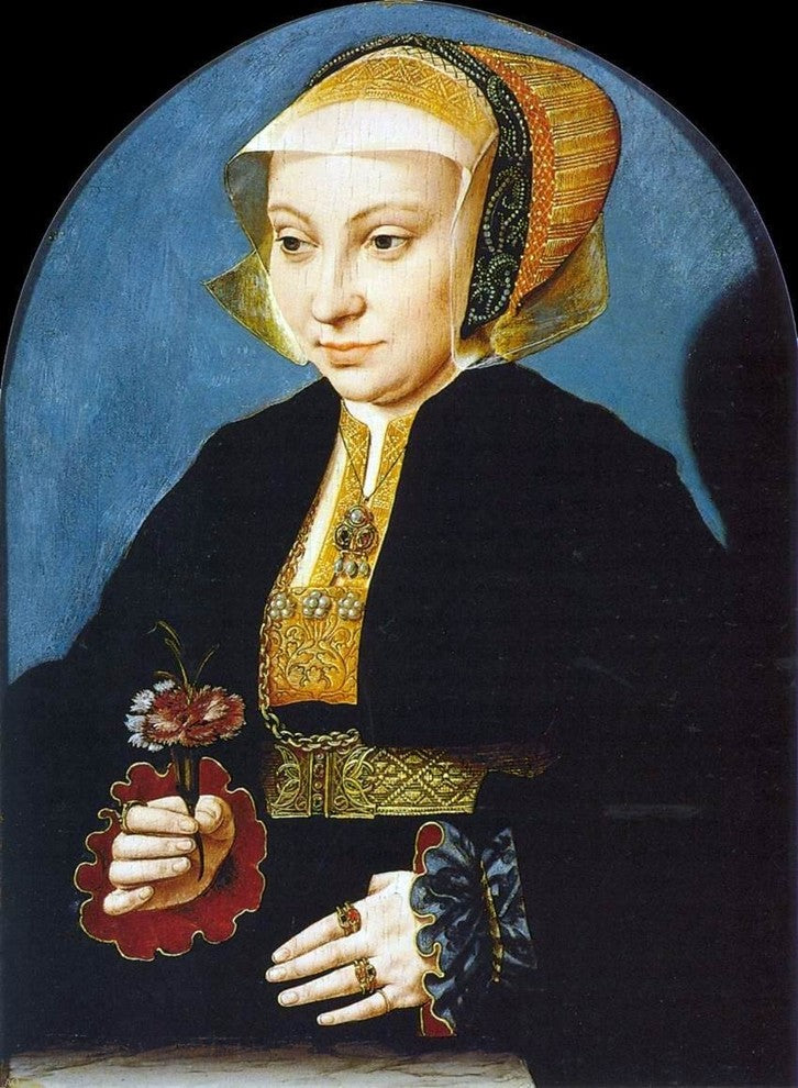 Barthel Bruyn Portrait of a Woman, 21"x28" Wall Decal Print