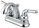 Kingston Brass 4" Centerset Bathroom Faucet, Polished Chrome