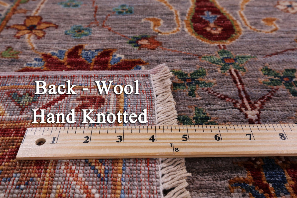 5' 7" X 7' 11" Persian Tabriz Hand-Knotted Wool Rug Q5730
