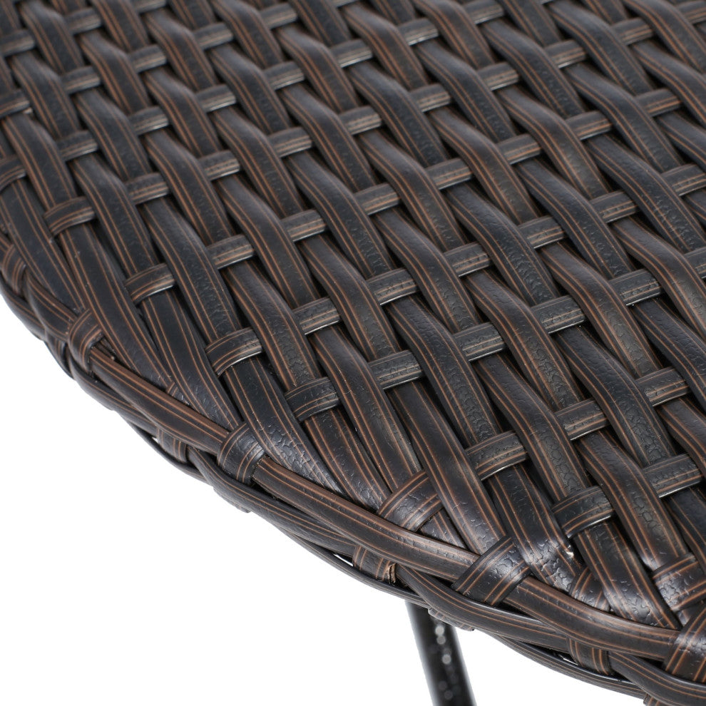 Finnish Transitional 3 Piece Wicker Bistro Set