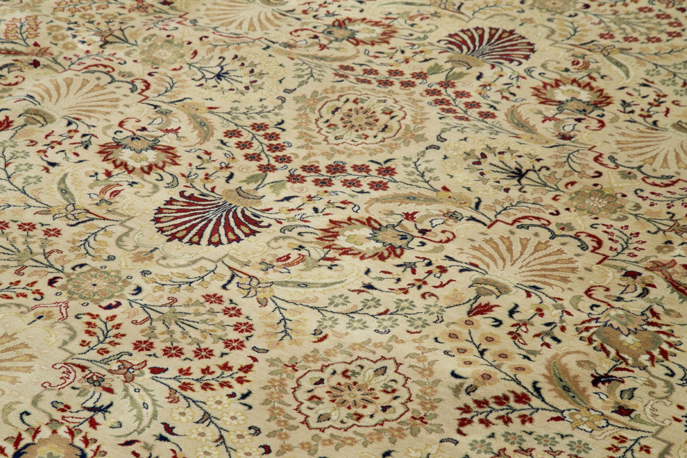 Rug N Carpet - Hand-Knotted Oriental 12' 1" x 15' 1" Large Oushak Area Rug