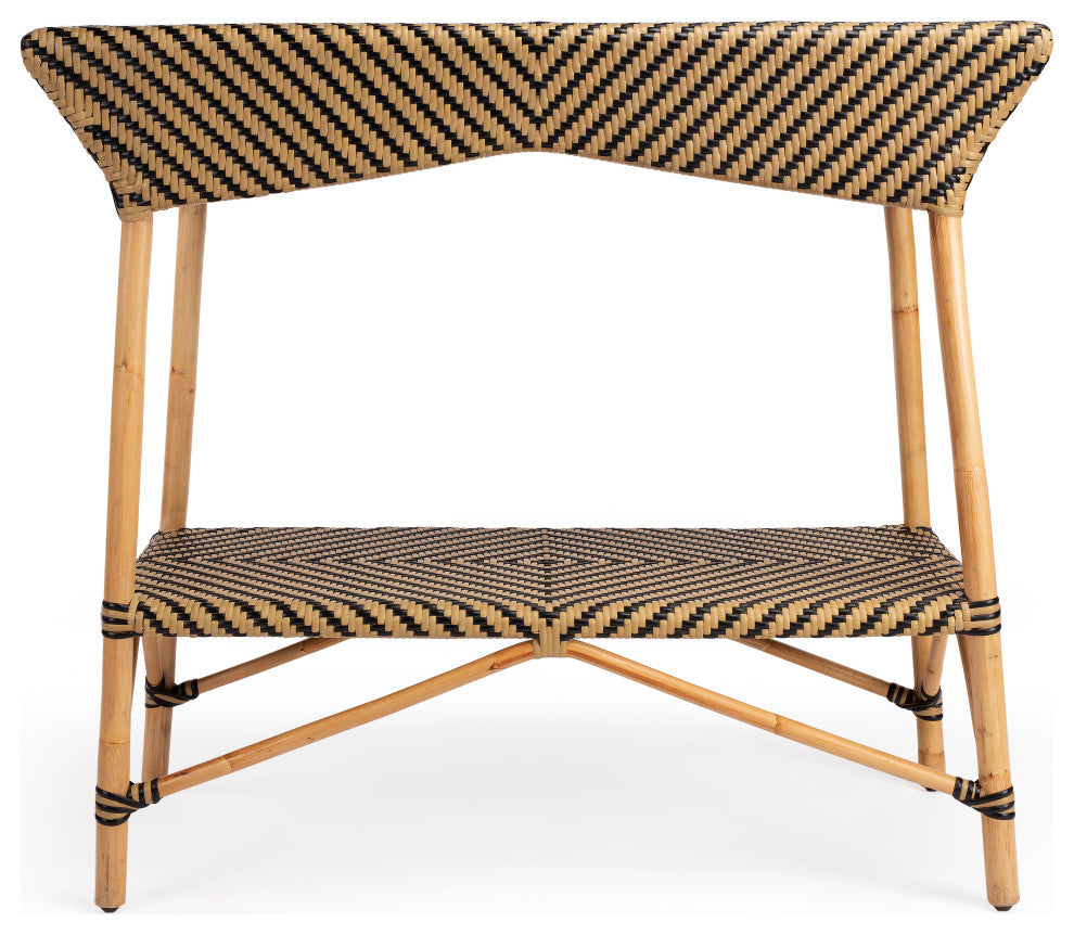 Butler Ciel Brown Rattan Bar Cart