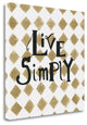 "Live Simply" By Cindy Shamp, Giclee Print on Gallery Wrap Canvas, Ready to Hang