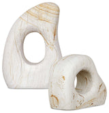 Uttermost Stone Flow Outdoor Sculptures Set of 2