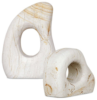 Uttermost Stone Flow Outdoor Sculptures Set of 2