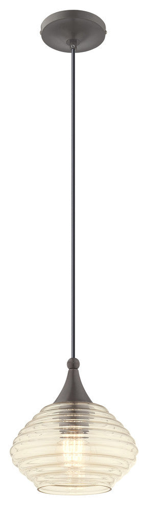 Livex Lighting English Bronze 1-Light Mini Pendant
