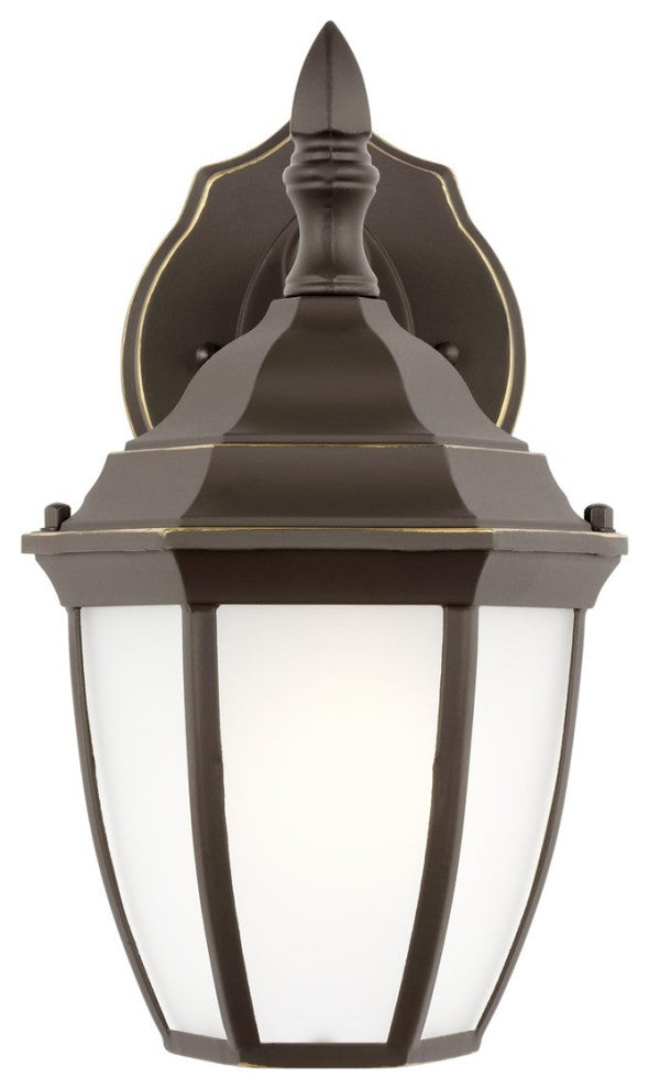 Sea Gull Bakersville Small 1LT Outdoor Wall Lantern Antique Bronze
