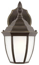 Sea Gull Bakersville Small 1LT Outdoor Wall Lantern Antique Bronze