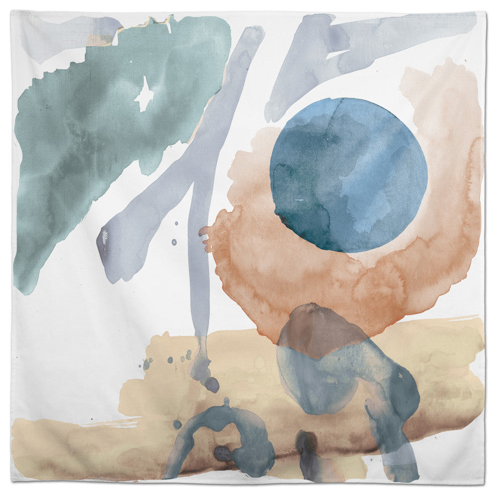 Watercolor Abstract 58x58 Tablecloth