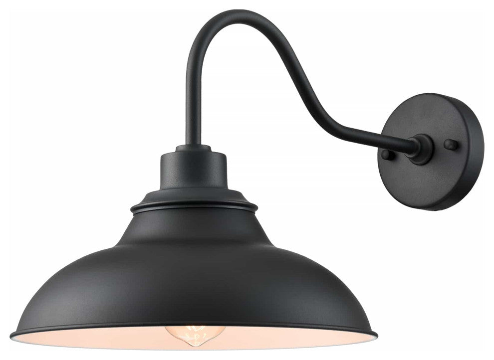 Farmhouse Black Wall Sconce Indoor/Outdoor