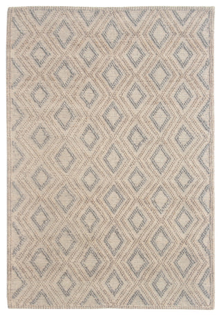 Chloe Diamond Area Rug, Natural/Grey, 9' X 13'