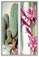 Cactus and Flower- Gallery Wrapped Canvas Art 28" x 42"