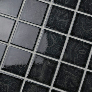 Resort Storm Black Porcelain Floor and Wall Tile