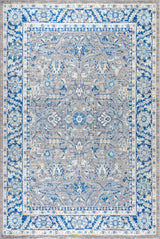 Modern Persian Boho Floral Area Rug, 5 X 8