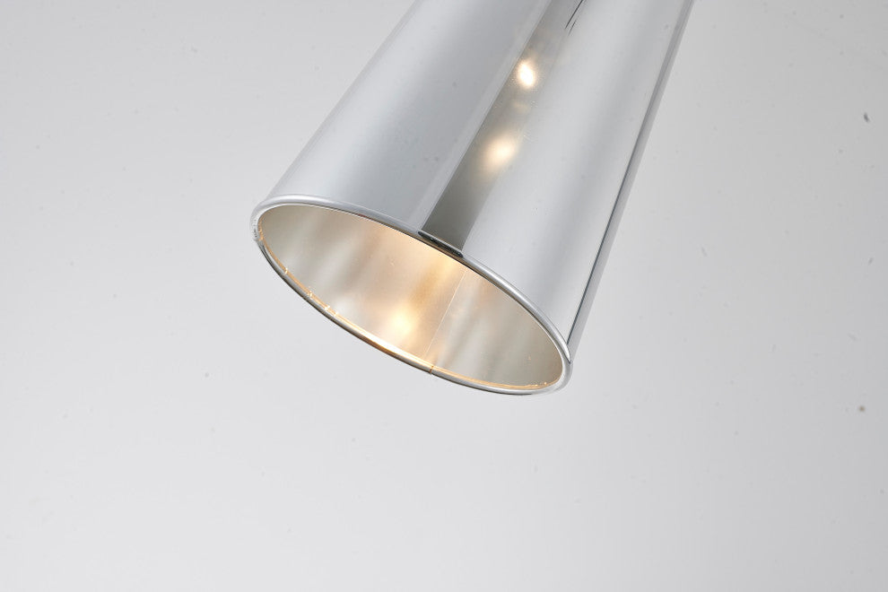Bethel International ONE02P5CH 1-Light Pendant, Polished Chrome