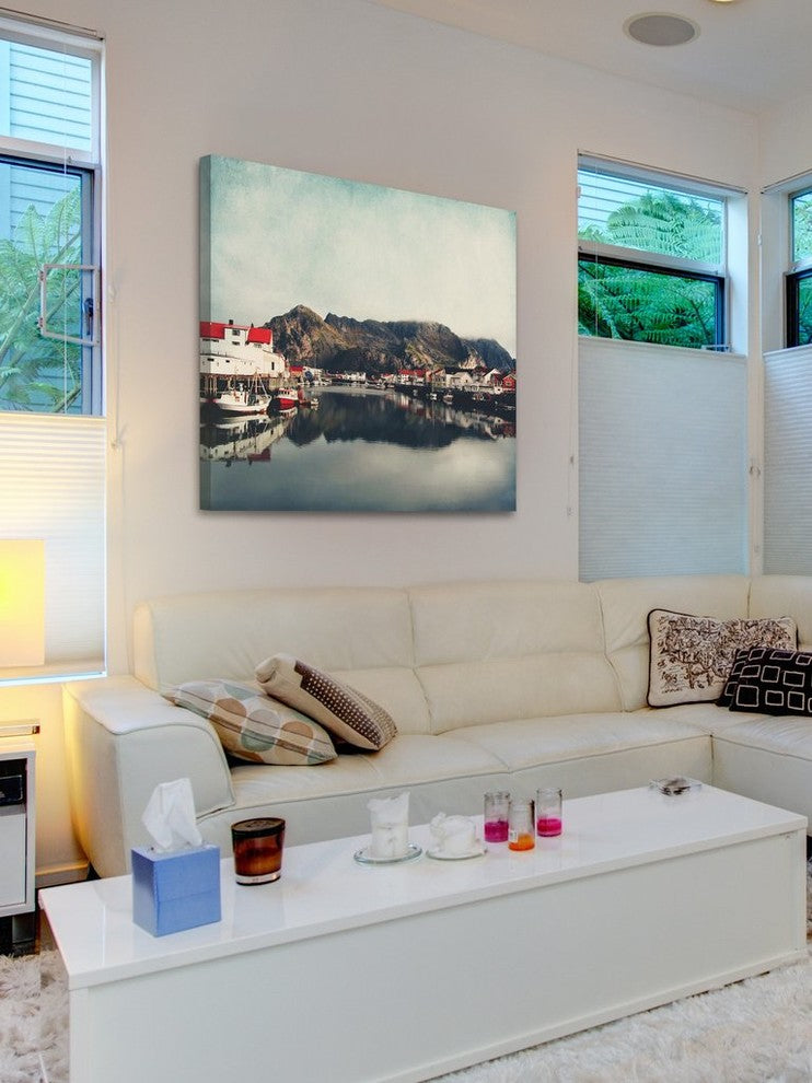 "Mountain Living" Print on Wrapped Canvas by Ingrid Beddoes