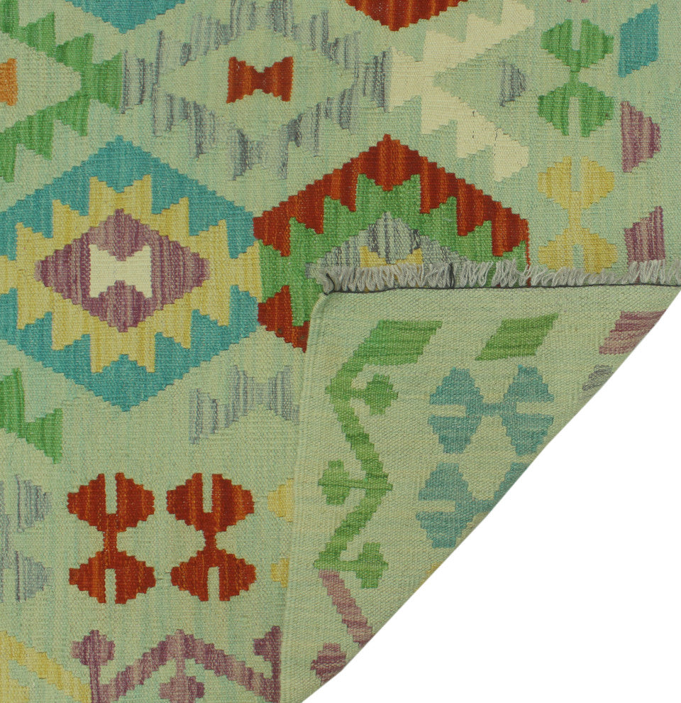 Sangat Kilim Daylin Lt. Green Rug