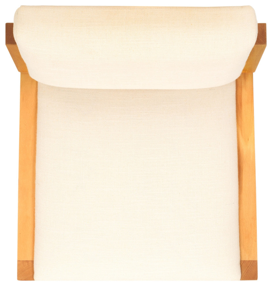 Safavieh Couture Galileo Linen Dining Chair, Sand