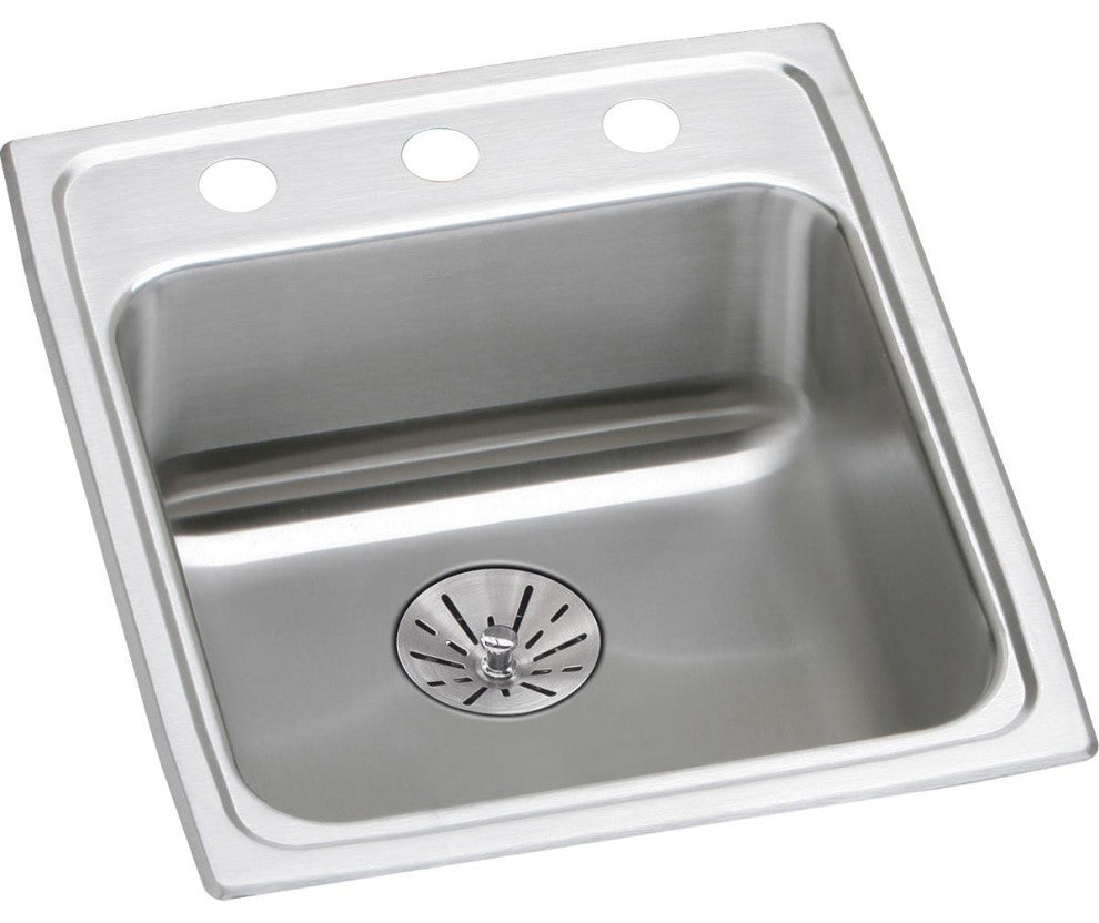 LRAD172065PDOS4 Lustertone Classic Stainless Steel ADA Sink with Perfect Drain