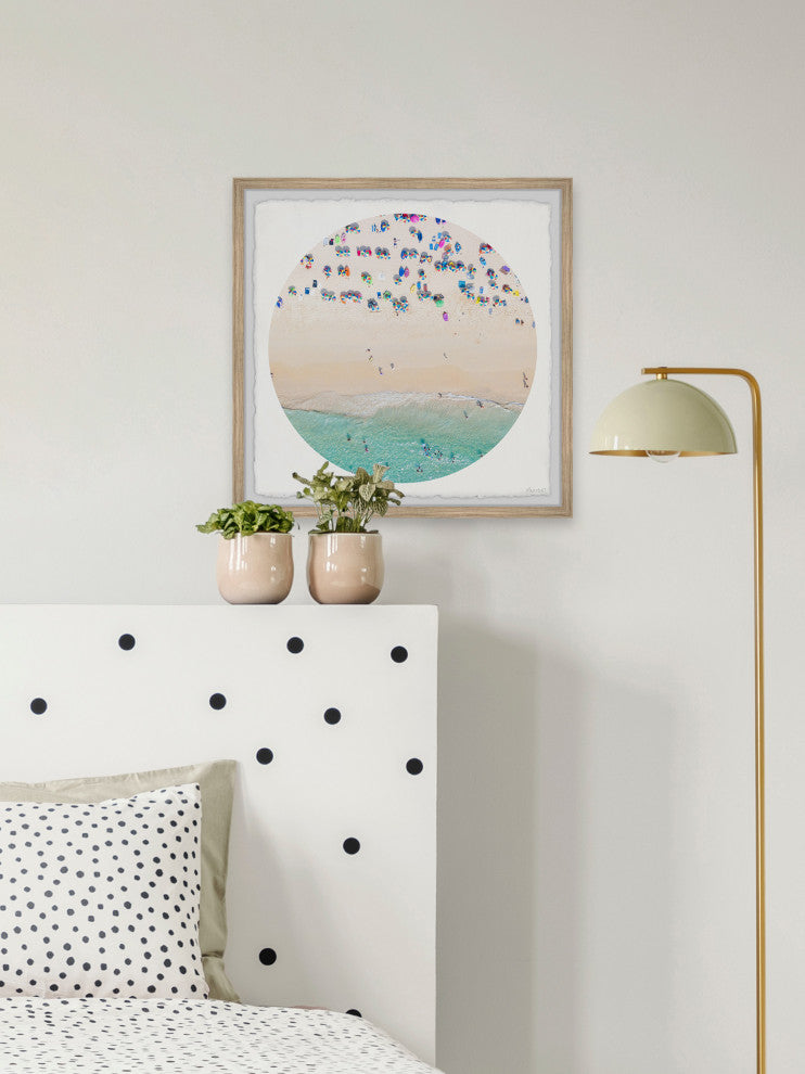 "I Love Vacations" Framed Painting Print, 32x32
