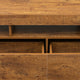 Vintage black TV cabinet wood TV benches with walnut finish