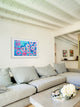 "Pink Inflatables" Framed Painting Print, 18"x12"